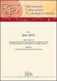 Journal of educational, cultural and psychological studies (ECPS Journal) (2015). Vol. 11: Special issue on leadership in education. Policy debates and strategies in action. - copertina