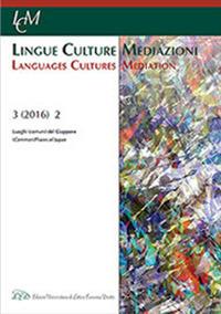 Lingue culture mediazioni (LCM Journal) (2016). Vol. 2: Luoghi (Comuni) del Giappone-(Common) Places of Japan. - copertina