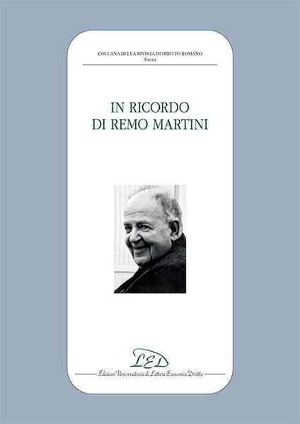 In ricordo di Remo Martini - copertina