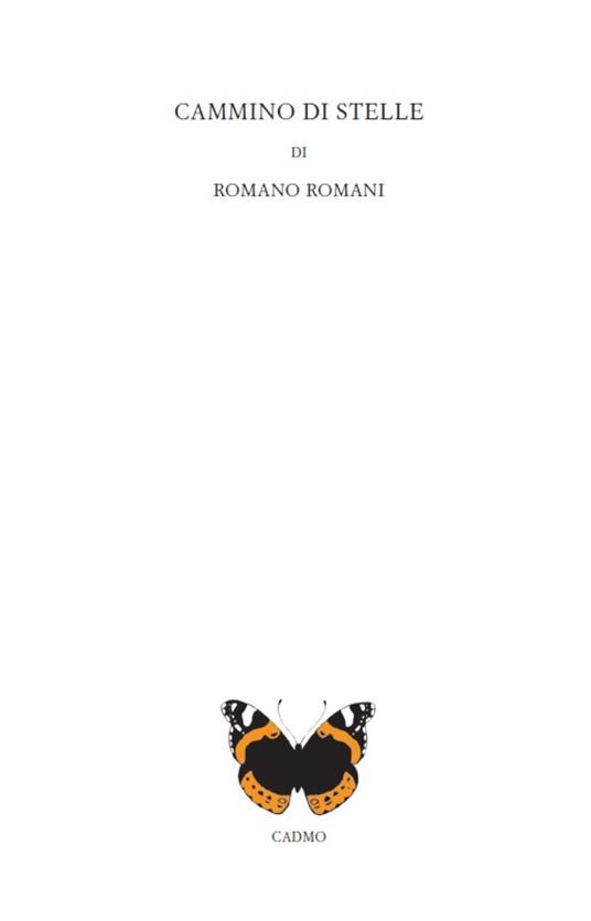 Cammino di stelle - Romano Romani - copertina