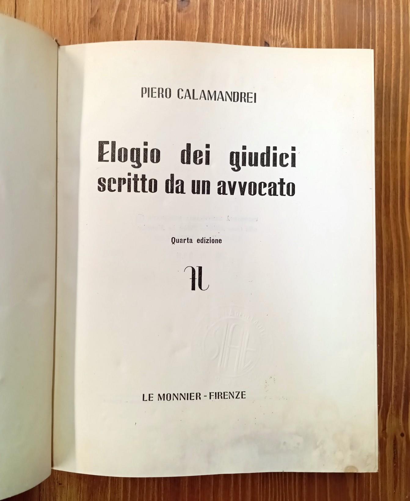 Elogio dei giudici scritto da un avvocato
