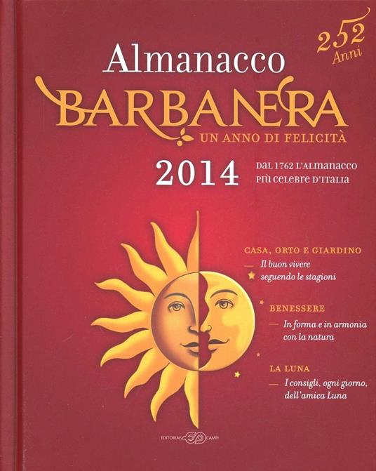 Almanacco Barbanera 2014 - copertina