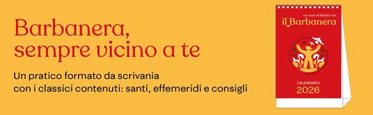il Barbanera. Calendario da tavolo 2026 - 2