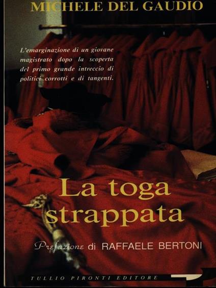 La toga strappata - Michele Del Gaudio - copertina