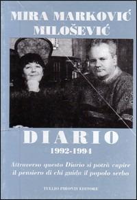 Diario (1992-1994) - Mira Markovic - copertina