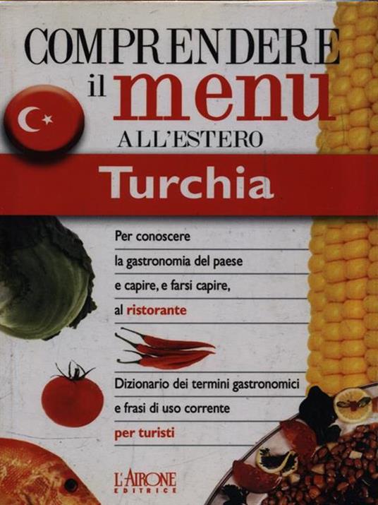 Dizionario del menu per i turisti. Turchia - copertina