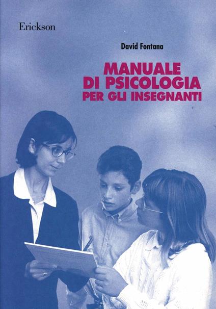 Manuale di psicologia per gli insegnanti - David Fontana - copertina