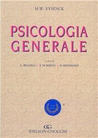 Psicologia generale - Michael W. Eysenck - copertina