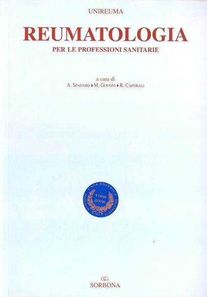 Reumatologia per le professioni sanitarie - copertina