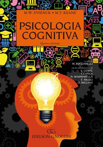 Psicologia cognitiva - Michael W. Eysenck,Mark T. Keane - copertina