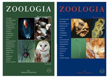 Zoologia. Parte generale-Zoologia. Parte sistematica - copertina