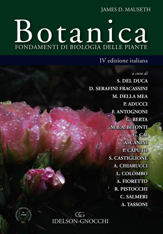Botanica. Fondamenti di biologia delle piante - James D. Mauseth - copertina