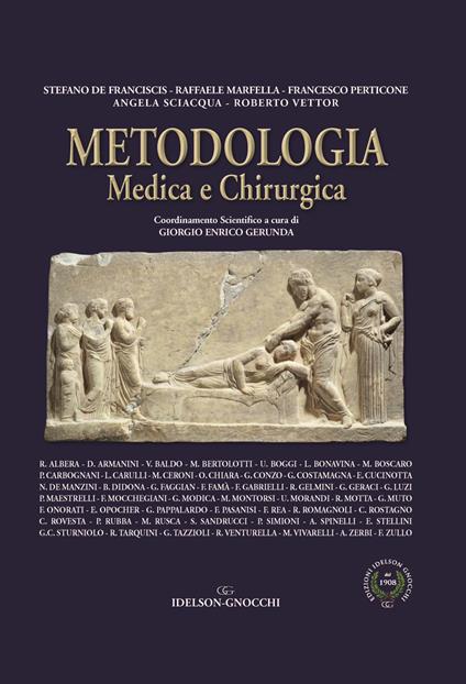 Metodologia medica e chirurgica - Stefano De Franciscis,Raffaele Marfella,Francesco Perticone - copertina