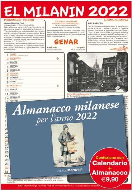 El Milanin 2022 - copertina