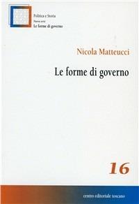 Le Forme di governo - Nicola Matteucci - copertina