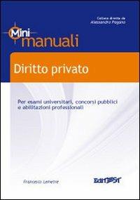 Diritto privato - Francesco Lemetre - copertina