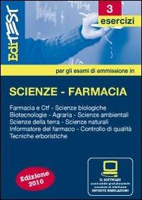 EdiTEST 3. Esercizi-Farmacia, area scientifica per la preparazione ai test di ammissione. Con software di simulazione - copertina
