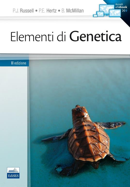 Elementi di genetica - Peter J. Russell,P. E. Hertz,B. McMillan - copertina