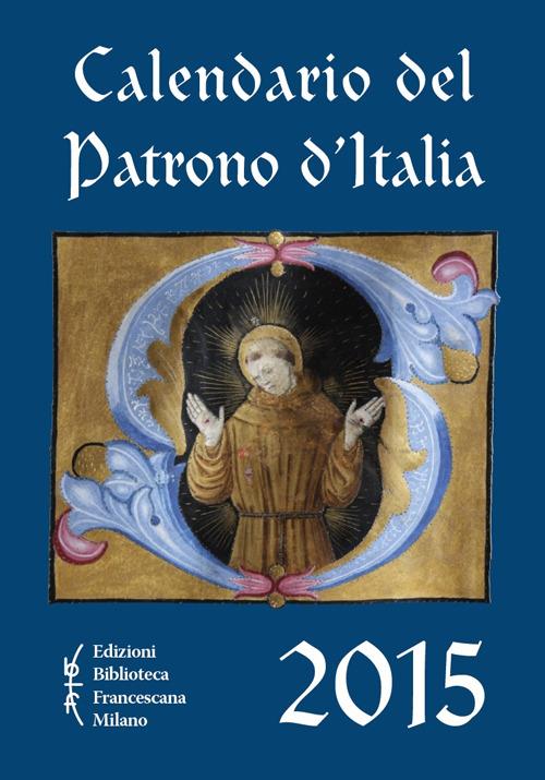 Calendario del patrono d'Italia 2015 - copertina