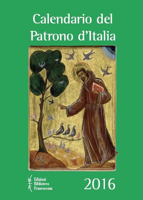 Calendario del patrono d'Italia 2016 - copertina