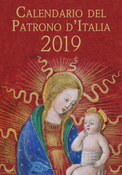 Calendario del patrono d'Italia 2019 - copertina