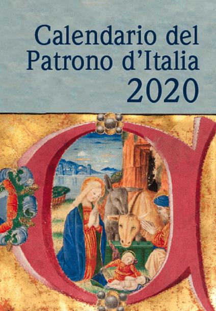 Calendario del patrono d'Italia 2020 - copertina