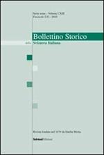 Bollettino storico della Svizzera Italiana (2010)