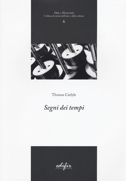 Segni dei tempi - Thomas Carlyle - copertina