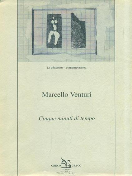 Cinque minuti di tempo - Marcello Venturi - copertina