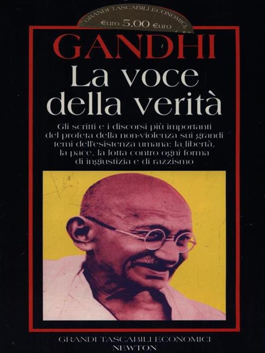 La voce della verità - Mohandas Karamchand Gandhi - copertina
