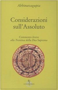 Considerazioni sull'assoluto - Abhinavagupta - copertina