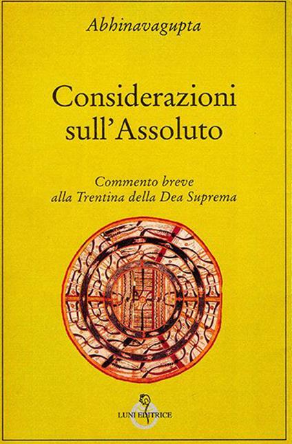 Considerazioni sull'assoluto - Abhinavagupta - copertina