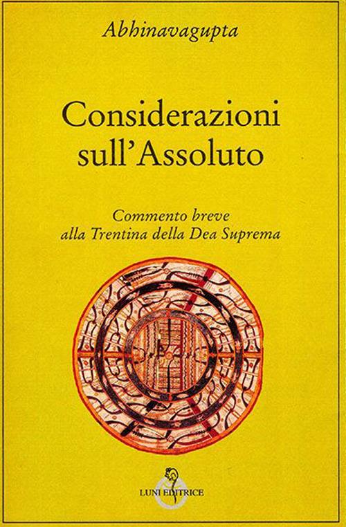 Considerazioni sull'assoluto - Abhinavagupta - copertina