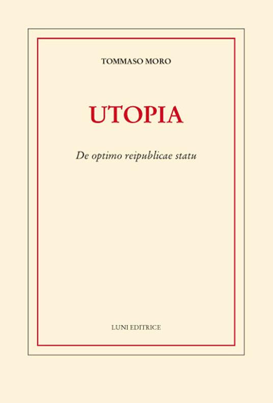 Utopia - Tommaso Moro - copertina