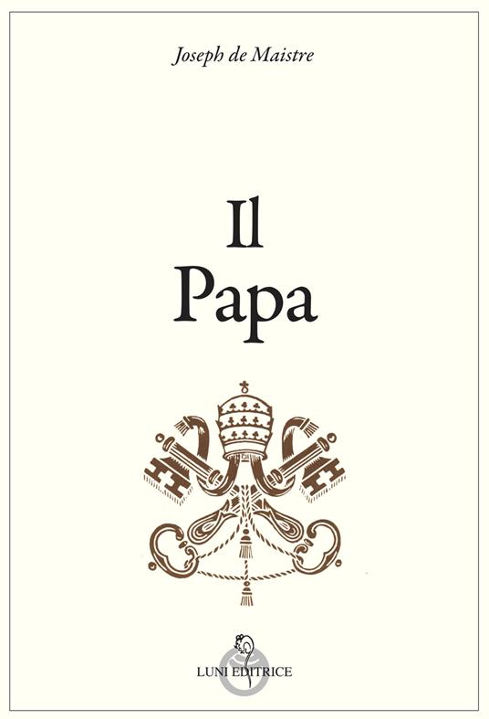 Il papa - Joseph de Maistre - copertina