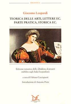 Teorica delle arti, lettere ec. Parte pratica, storica. Vol. 5 - Giacomo Leopardi - copertina