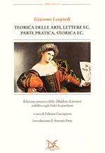 Teorica delle arti, lettere ec. Parte pratica, storica. Vol. 5