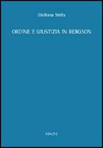 Ordine e giustizia in Bergson