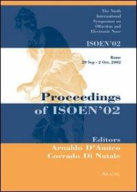 Proceedings of the Ninth International Symposium on Olfaction and Electronic Nose - Arnaldo D'Amico,Corrado Di Natale - copertina