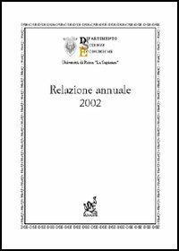 Relazione annuale 2002 - copertina