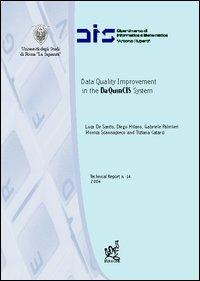 Data quality improvement in the DaQuinCIS System - Luca De Santis,Diego Milano,Gabriele Palmieri - copertina