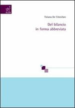 Del bilancio in forma abbreviata