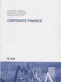 Corporate finance - Giuseppe Tardivo,Nicola Miglietta - copertina