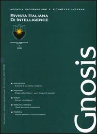 Gnosis (2008). Rivista italiana di Intelligence. Vol. 1 - copertina