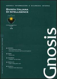 Gnosis. Rivista italiana di Intelligence (2008). Vol. 3 - copertina