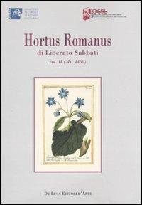 Hortus romanus. Vol. 2 - Liberato Sabbati - copertina