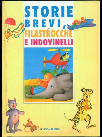 Storie brevi, filastrocche, indovinelli - copertina