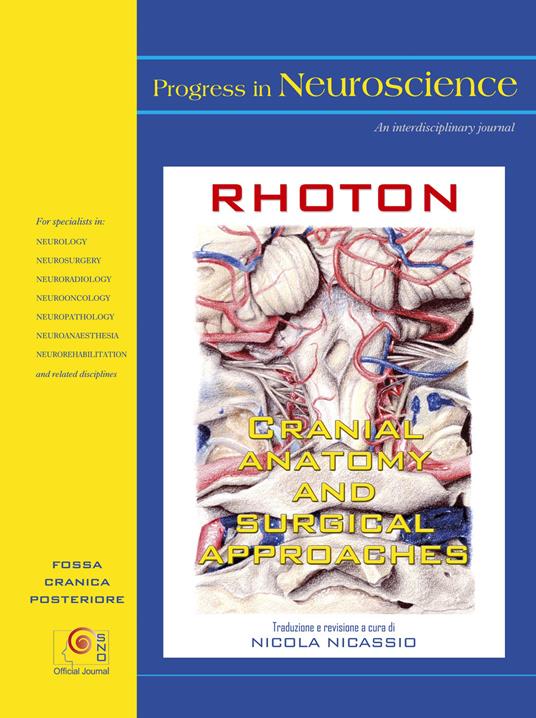 Rhoton cranial anatomy and surgical approach-Fossa cranica posteriore - Albert Loren Jr. Rhoton - copertina