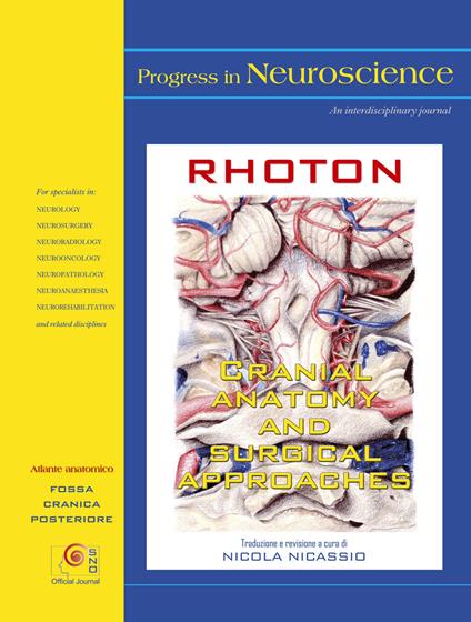 Rhoton cranial anatomy and surgical approach-Atlante anatomico fossa cranica posteriore - Albert Loren Jr. Rhoton - copertina