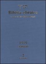 Bibbia ebraica. Agiografi. Testo ebraico a fronte